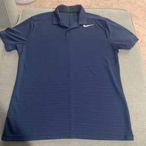 Men’s navy golf polo